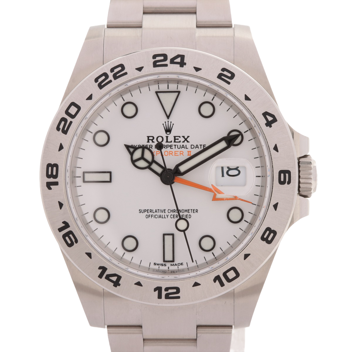 Rolex Explorer IIⅡ white dial 216570 SS AT